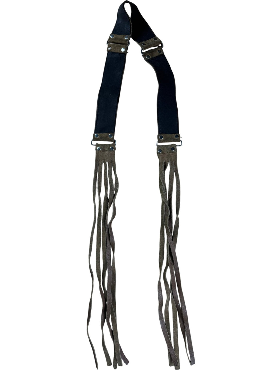 Suede Fringe Belt - One Size