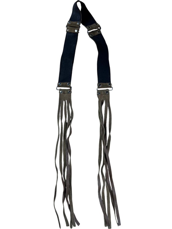 Suede Fringe Belt - One Size