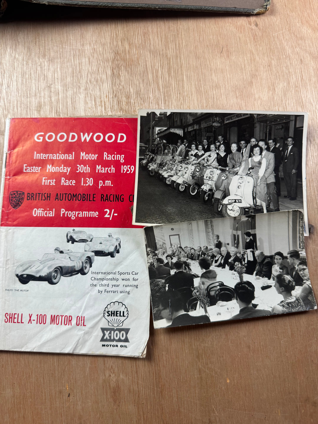 Vintage Scooter Archive Scrapbook – Original Photos, Newspaper Cuttings, Posters & Ephemera
