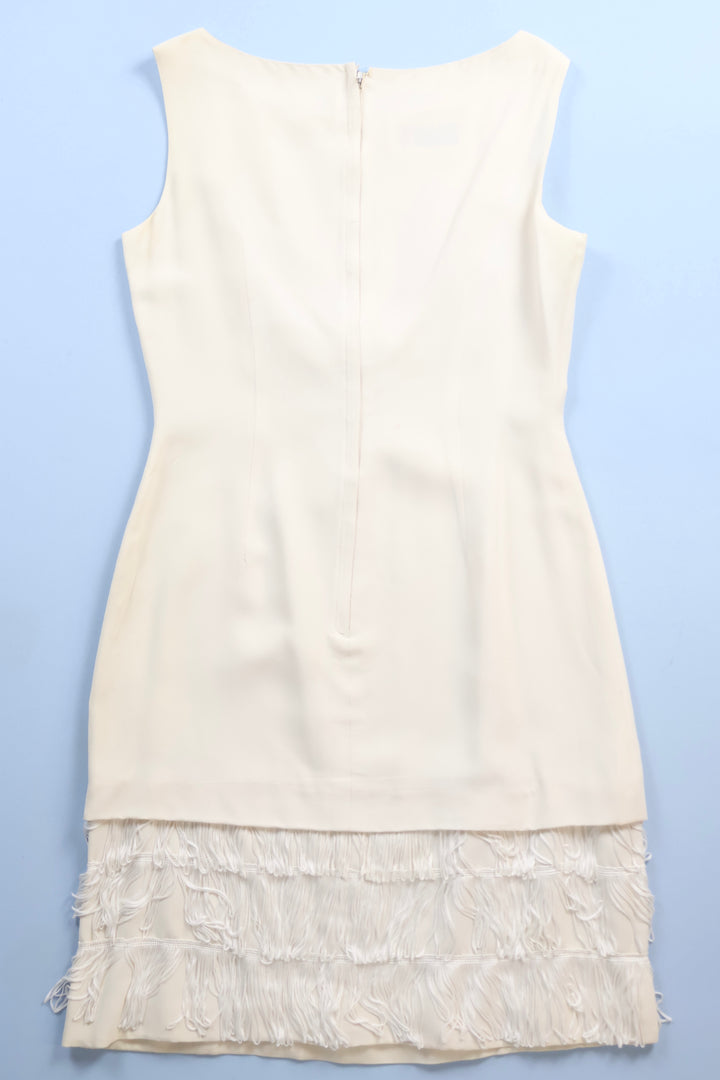 1960’s Fringe Shift Dress With Bow