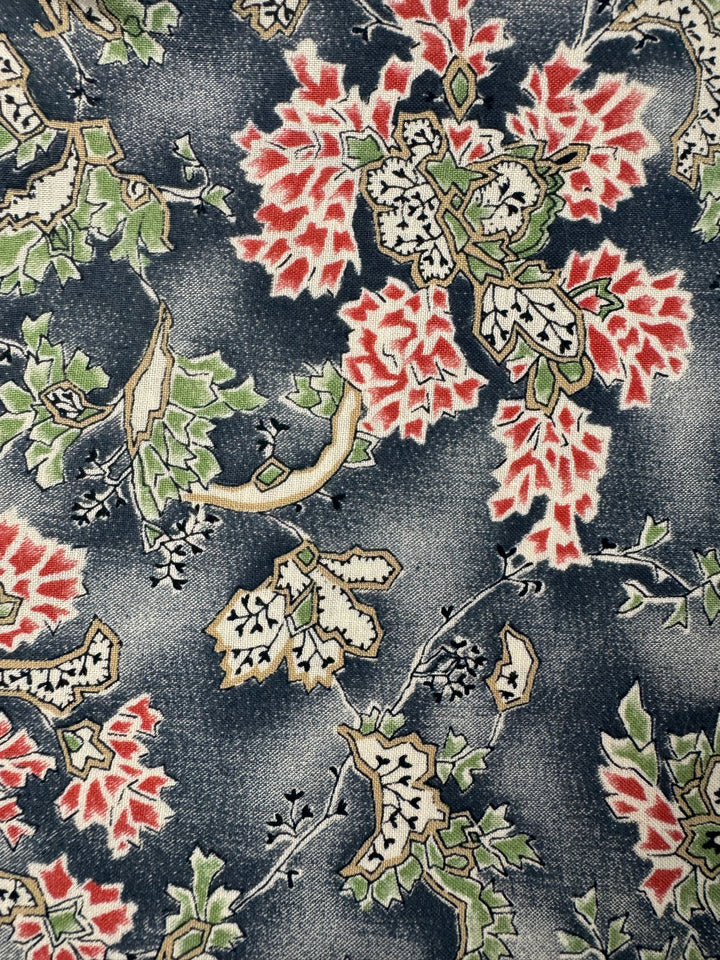 Floral Patterned Fabric - Think Vintage