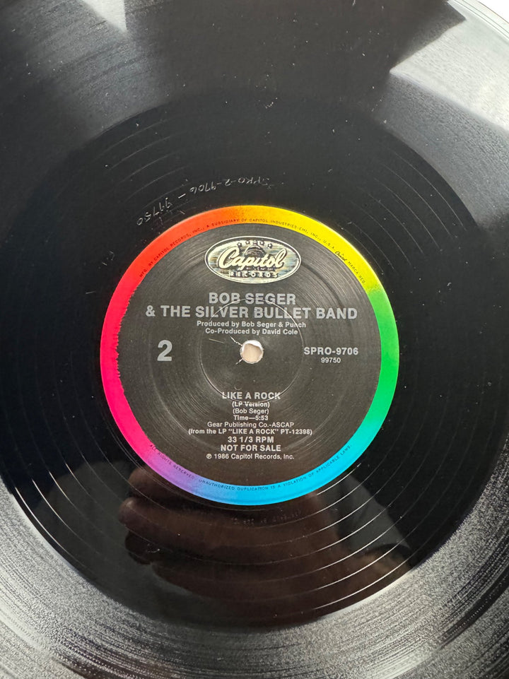 Bob Seger & The Silver Bullet Band Like A Rock Vinyl - Very Good