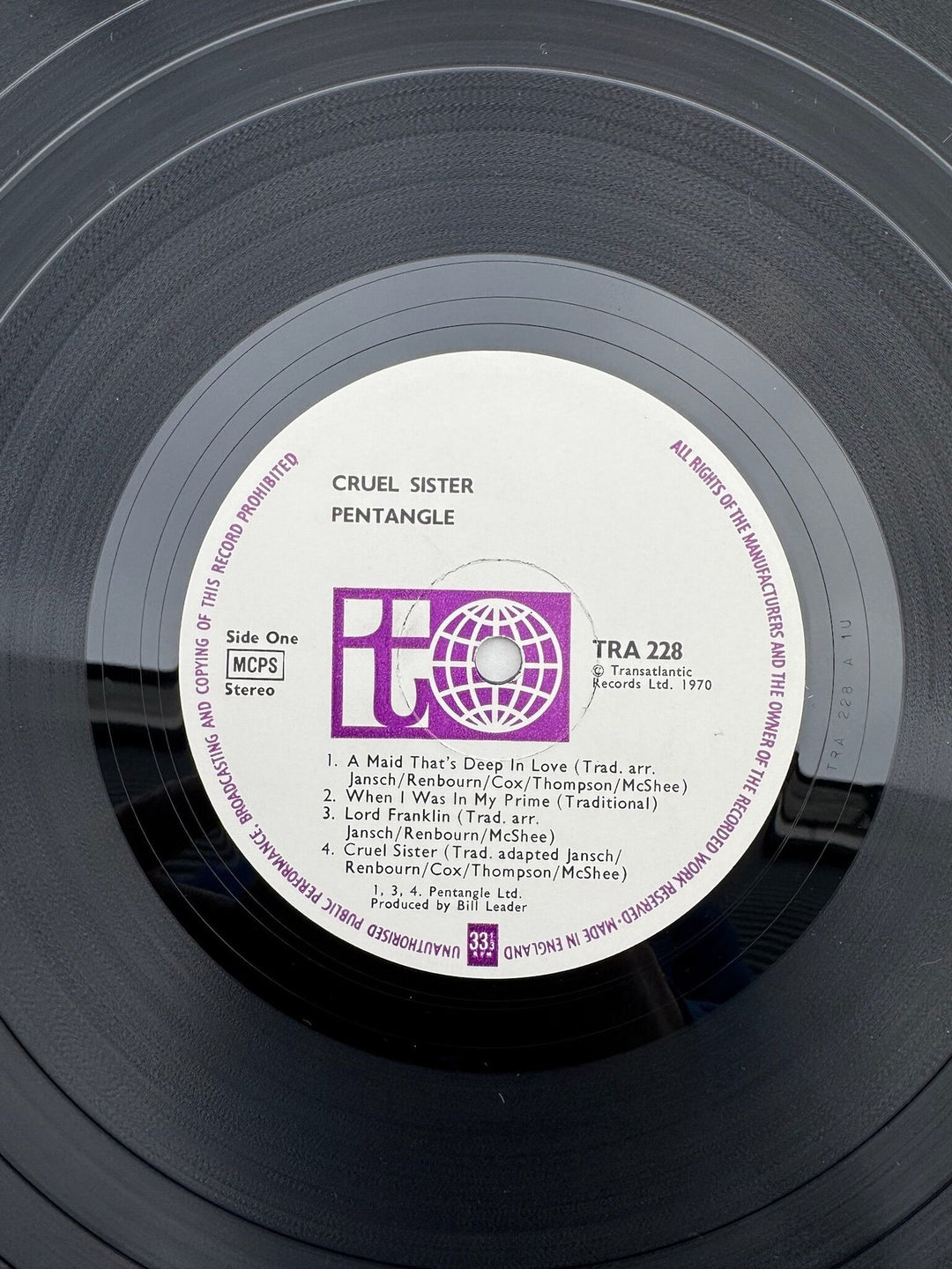 Pentangle Cruel Sister Vinyl Record - Very Good