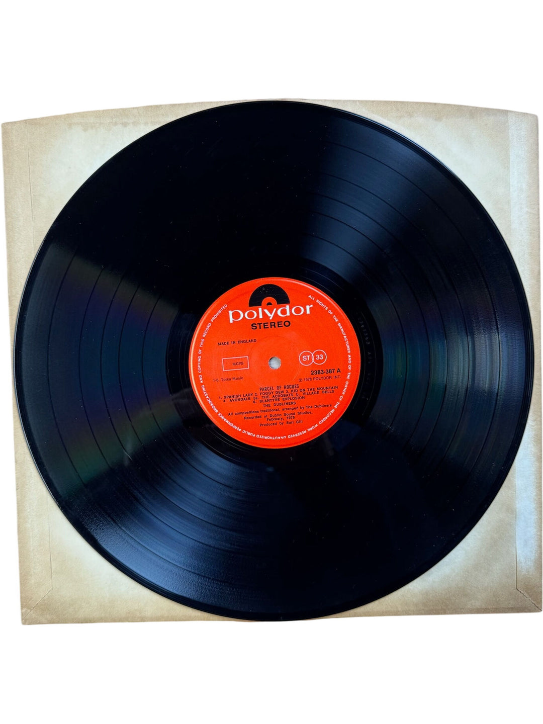 The Dubliners A Parcel of Rogues Vinyl Record - Good
