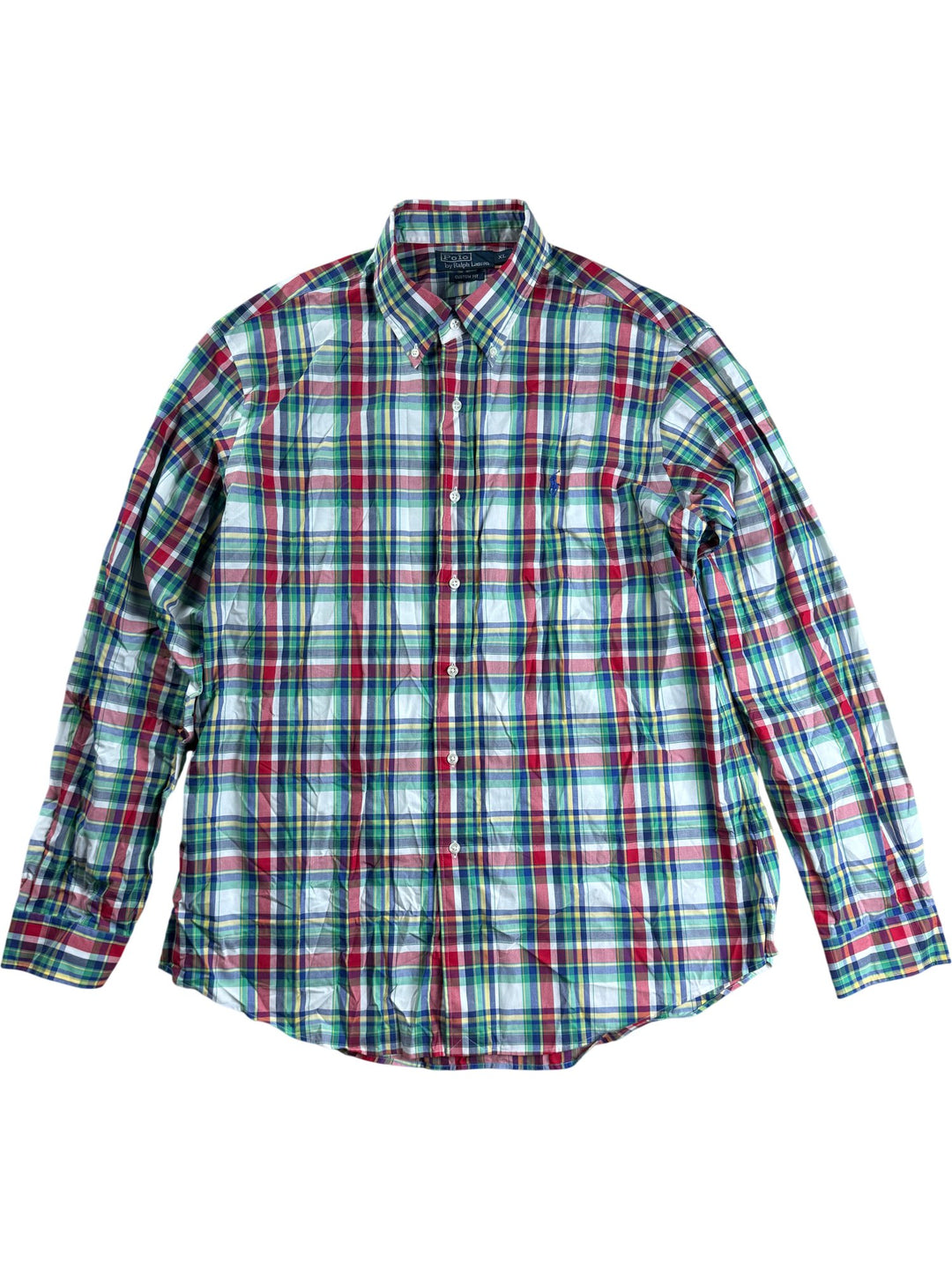 Polo Ralph Lauren Multicolor Plaid Long Sleeve Shirt - XL