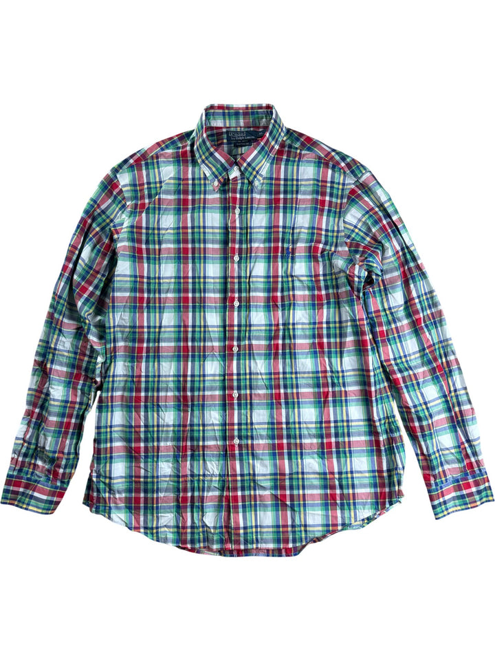 Polo Ralph Lauren Multicolor Plaid Long Sleeve Shirt - XL