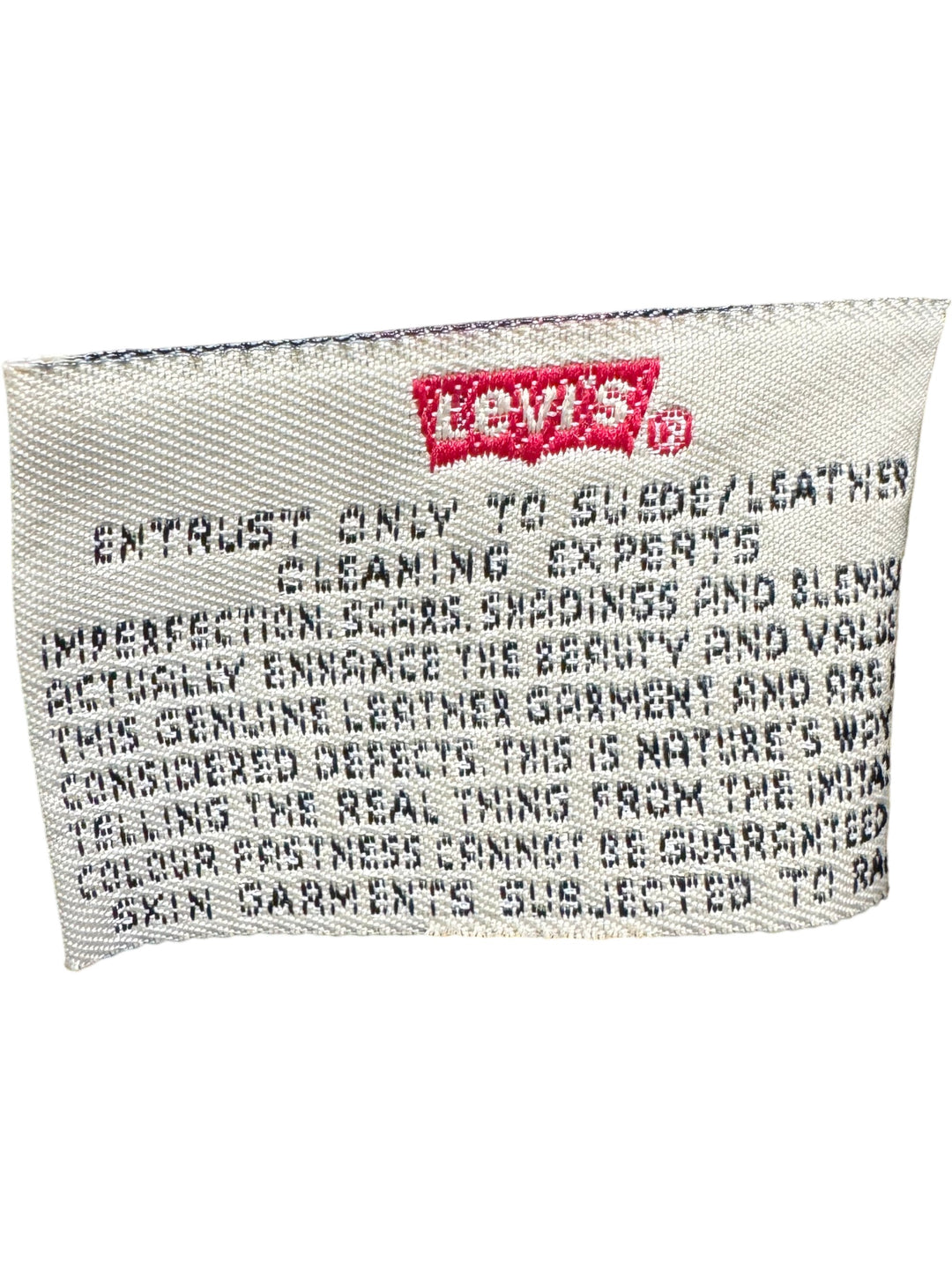 Levi's Black Leather Jacket - XL