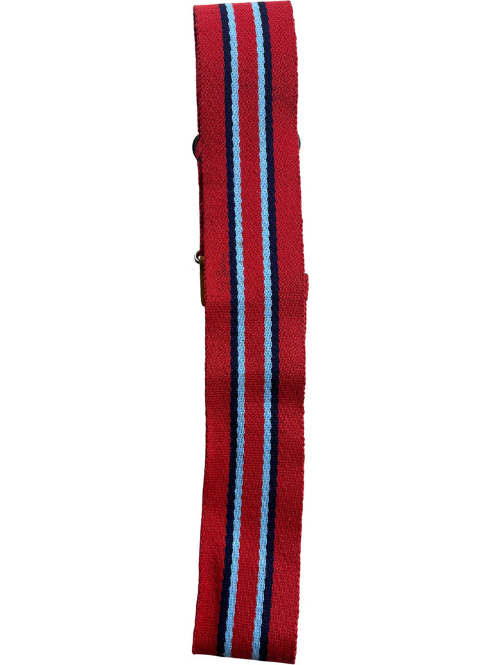Red Striped Belt - W32-36