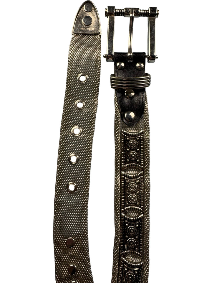 Metallic Mesh Buckle Belt