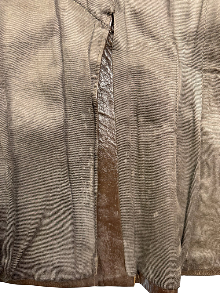 Skindeep Leather Brown Jacket - M