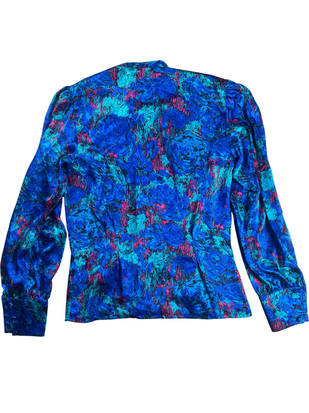Jaeger Floral Patterned Long Sleeved Blouse - M