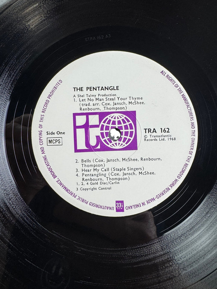 1968 The Pentangle Vinyl Record - Good+
