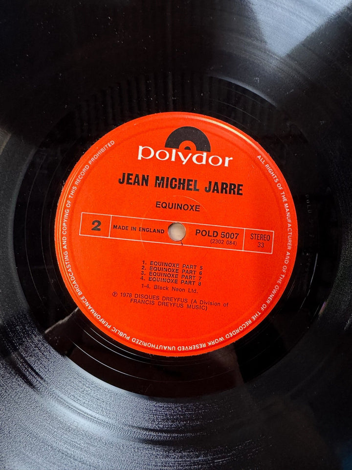 Jean Michel Jarre Equinoxe Vinyl Record - Very Good