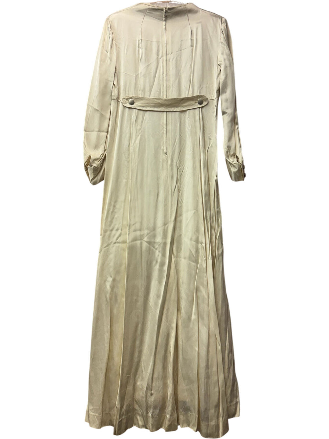 1930s Cream Long Sleeve Dress