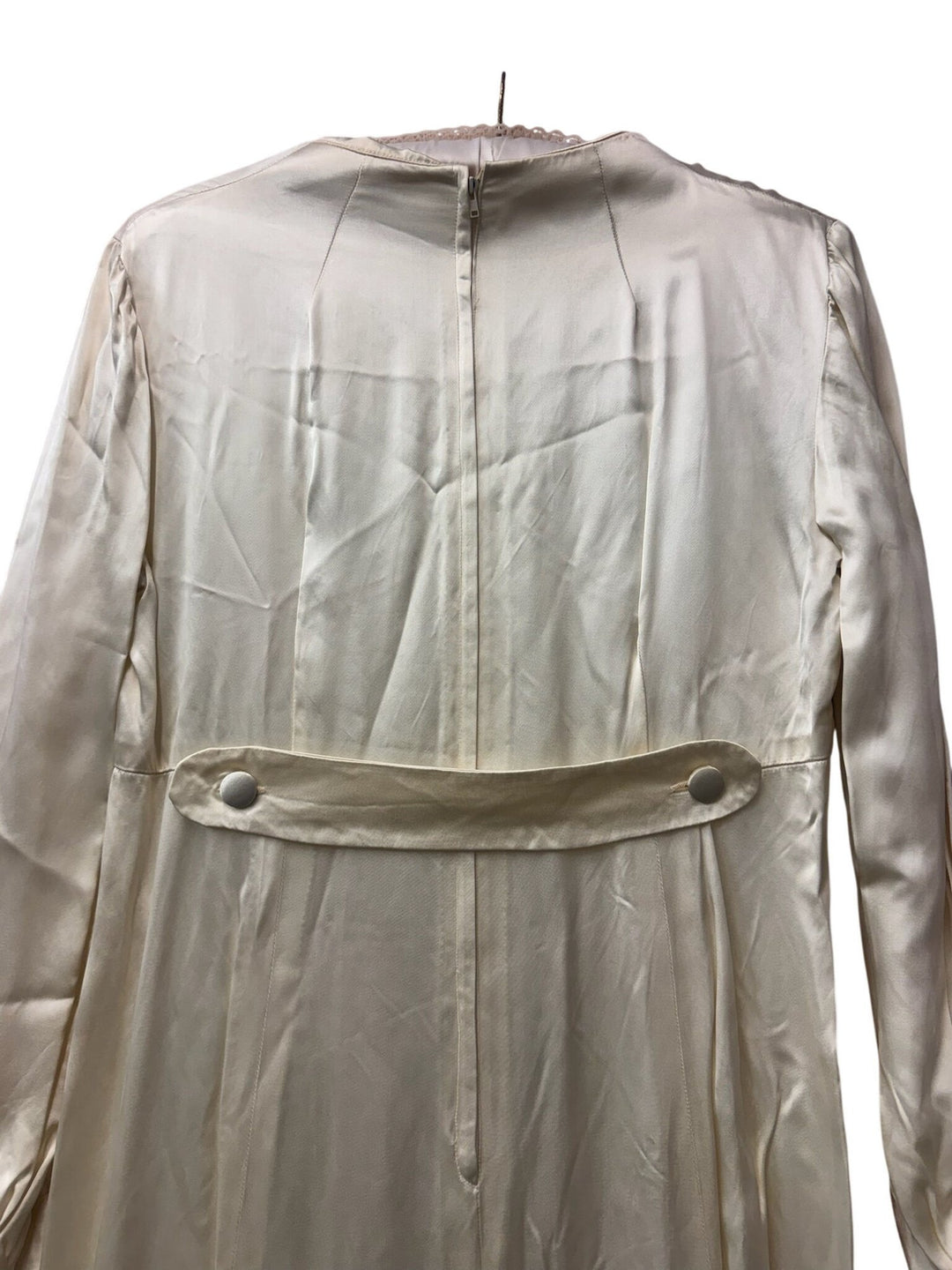 1930s Cream Long Sleeve Dress