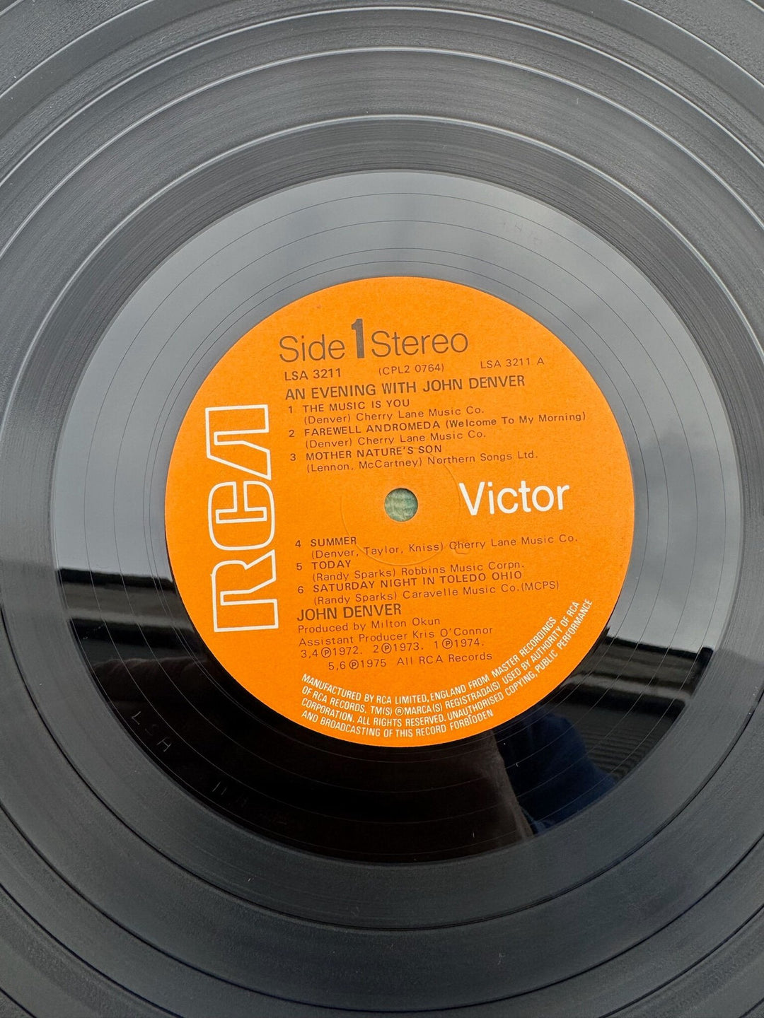 An Evening With John Denver Vinyl - Very Good