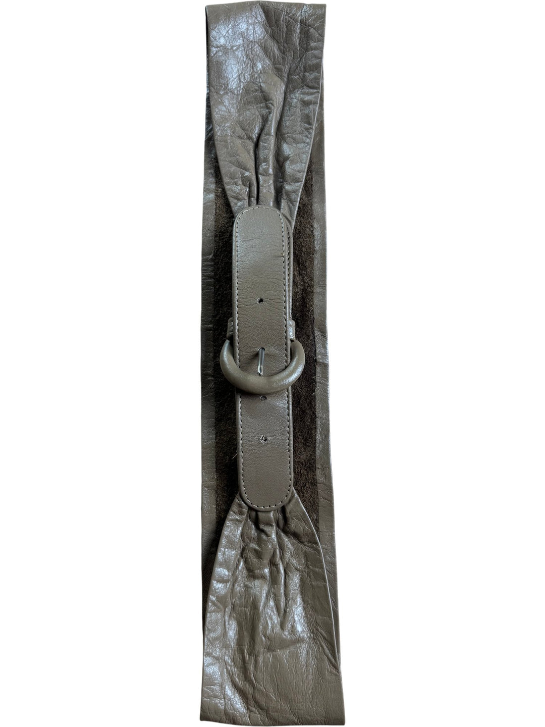 Leather Wide Belt Buckle Closure - W29-32