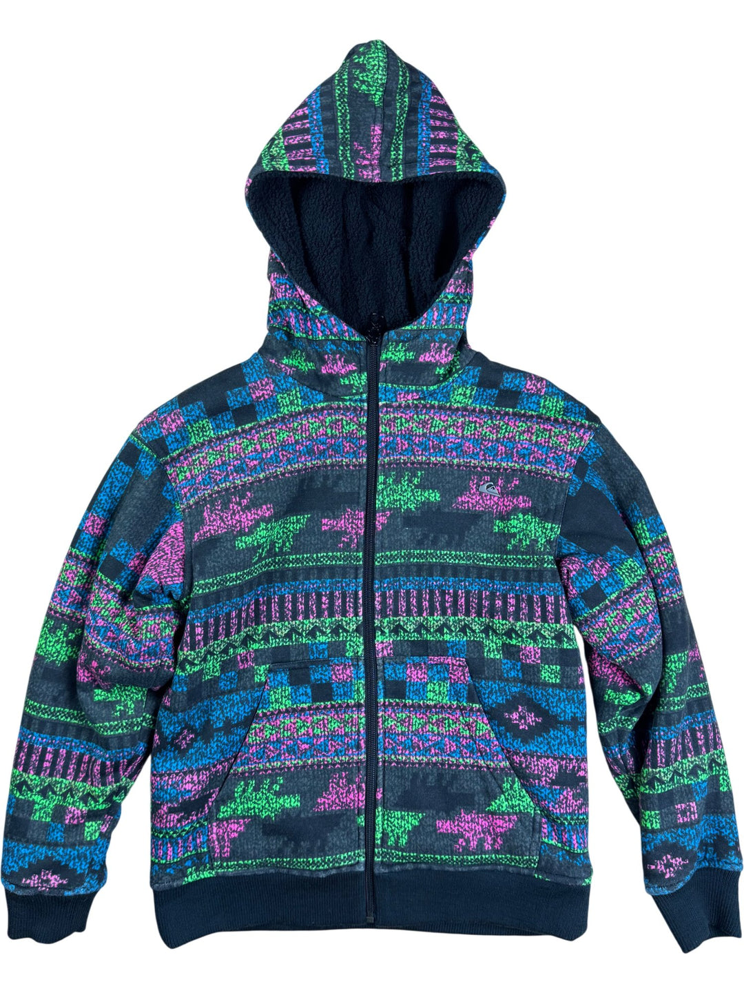 Quiksilver Multicolor Hooded Sweatshirt - M