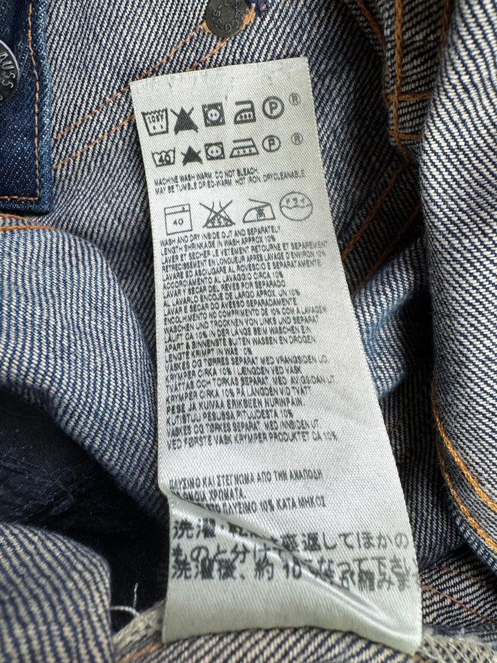 90s Levi's 201 Selvedge Antique Denim Jeans - W32 - Think Vintage ltd