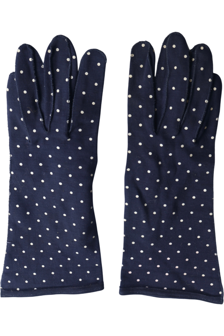 90s Polka Dot Women's Gloves - Think Vintage