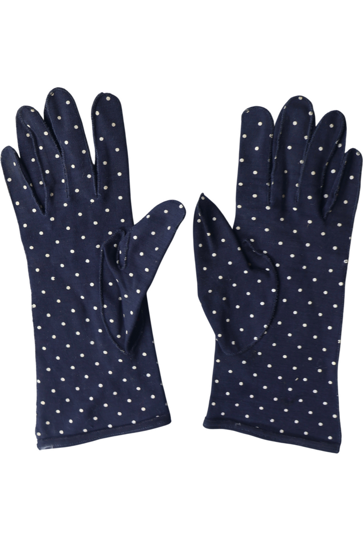 90s Polka Dot Women's Gloves - Think Vintage