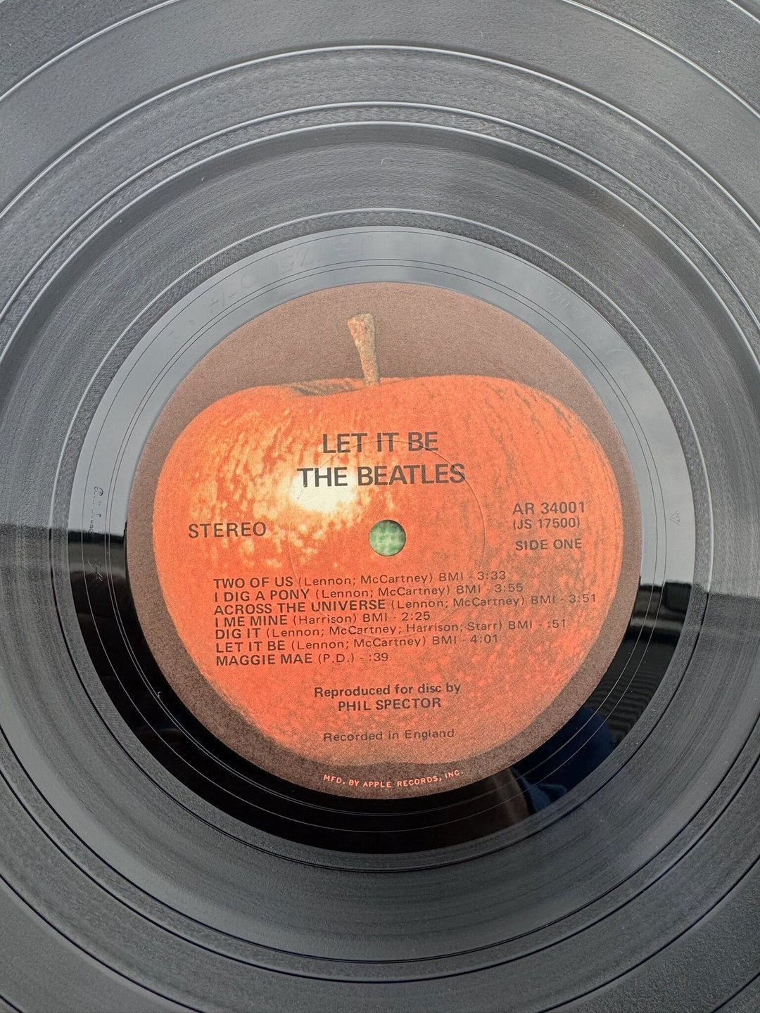 Beatles Let It Be Vinyl Record- Very Good