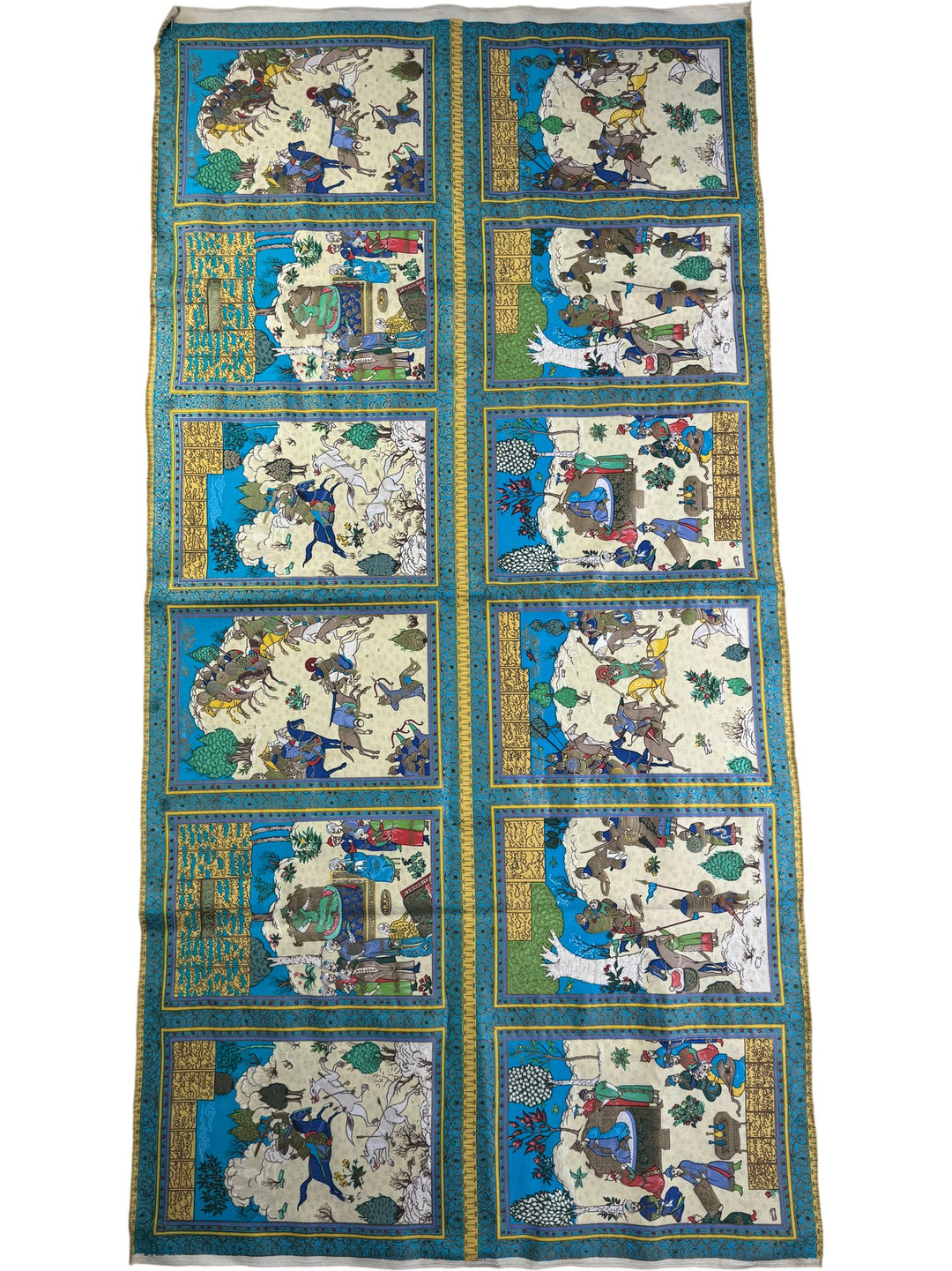 Handmade Persian Kalamkari Textile Wall Art