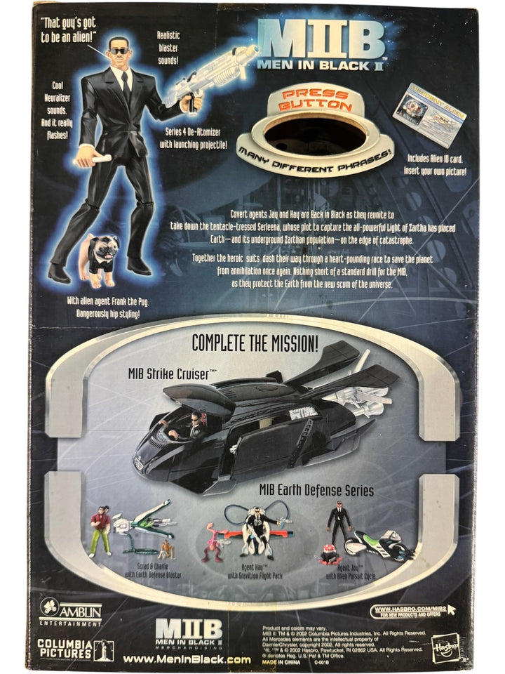 Men In Black II Talking Agent Jay Action Figure