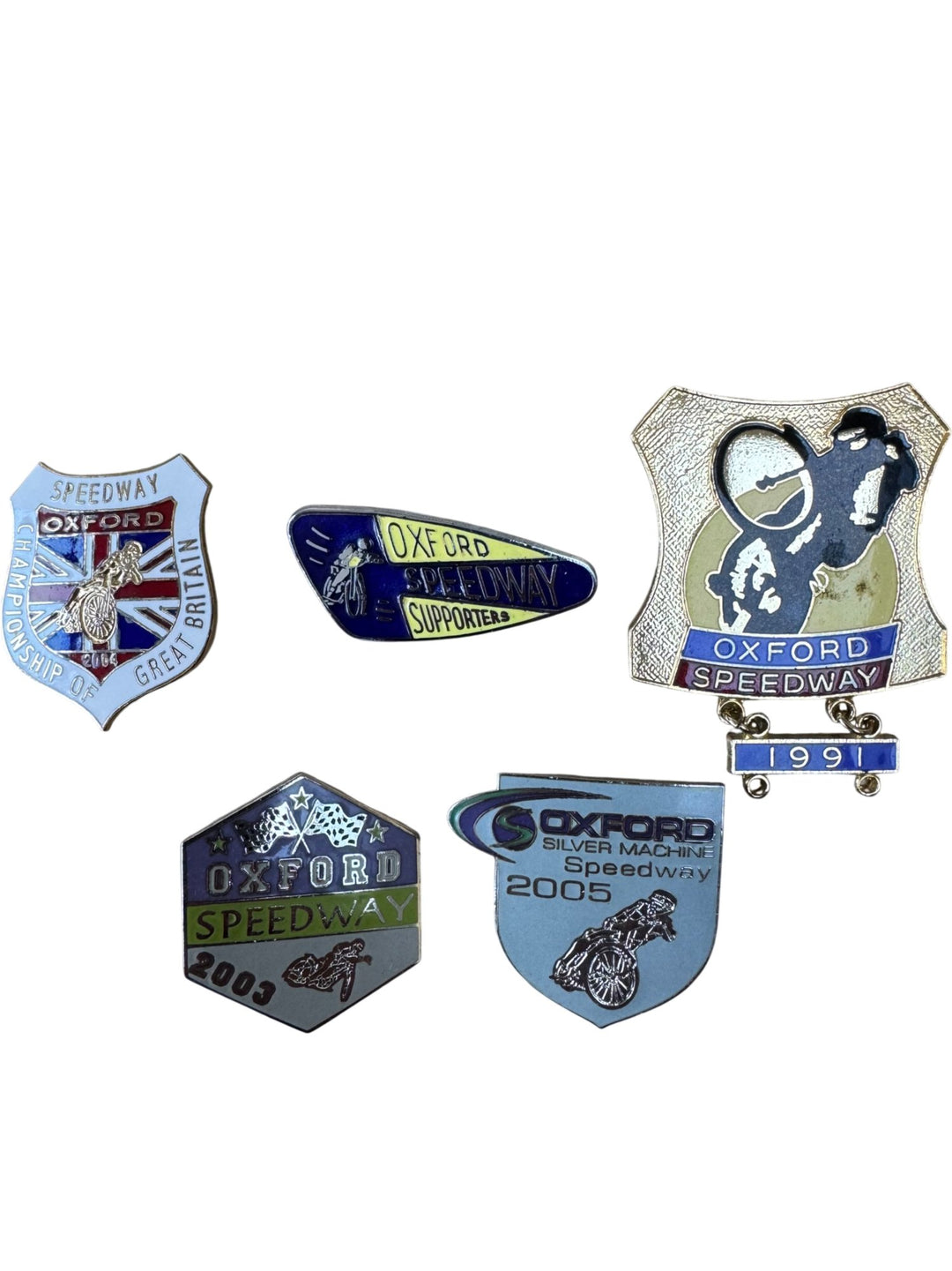 Oxford Speedway Badge Collection
