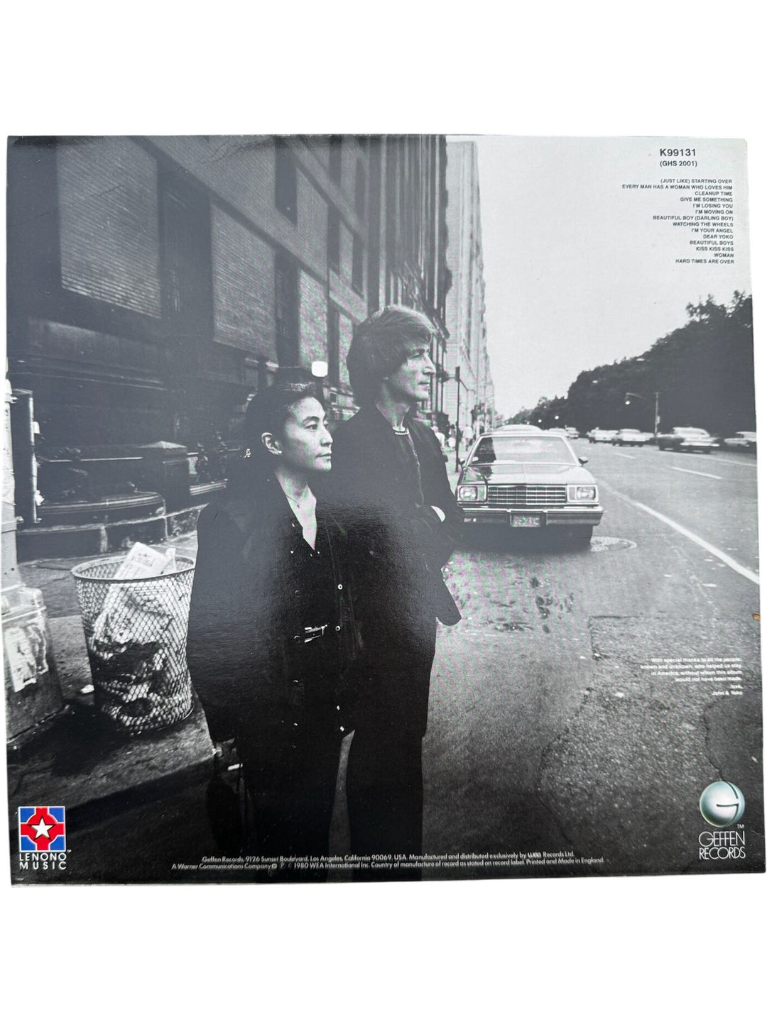 Double Fantasy Vinyl Record- Very Good