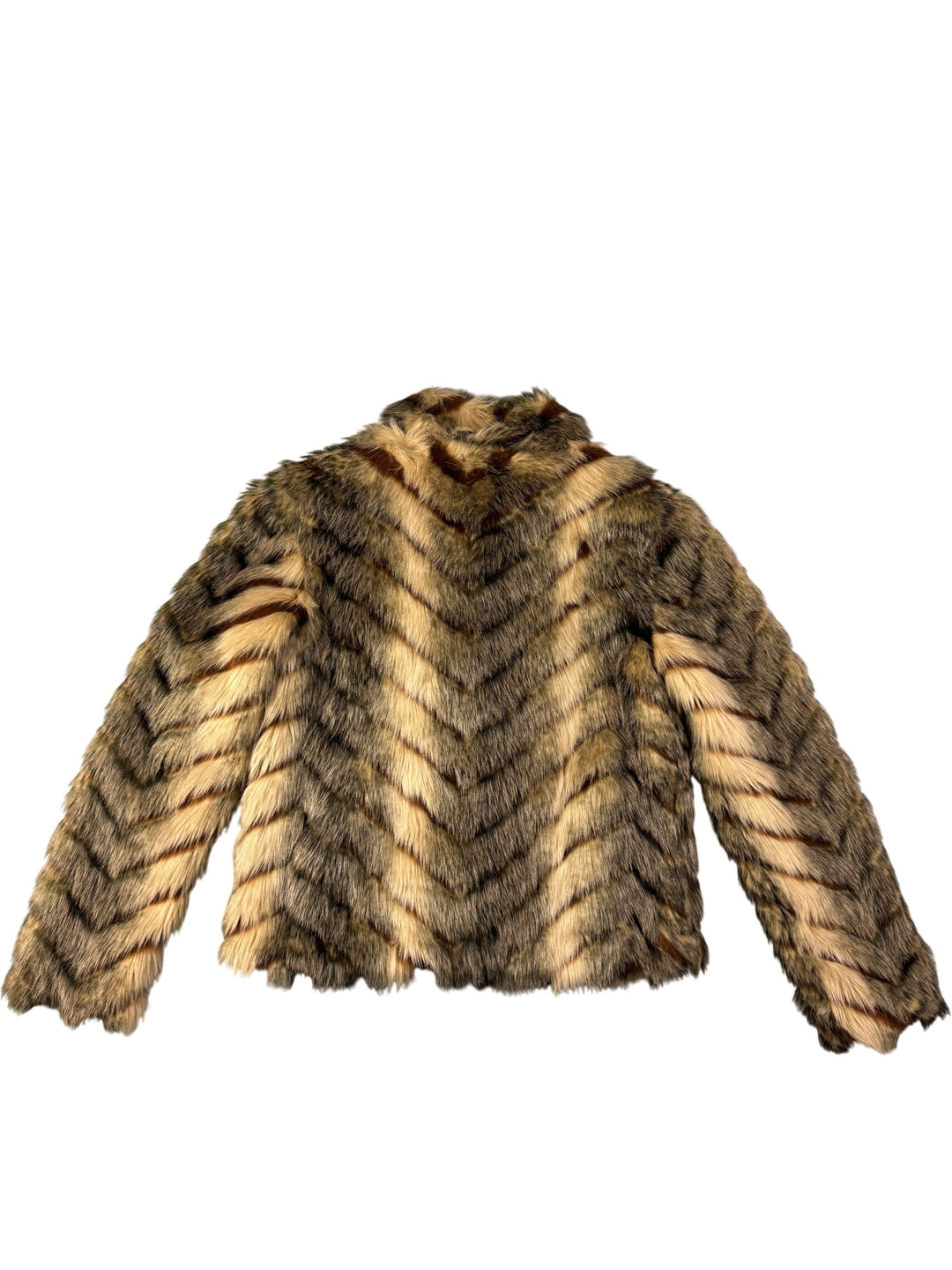 Miss Selfridge Faux Fur Jacket - M