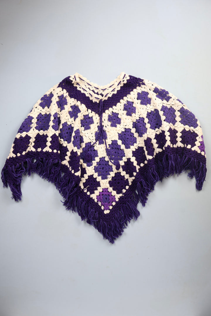 1970s Crotchet Poncho