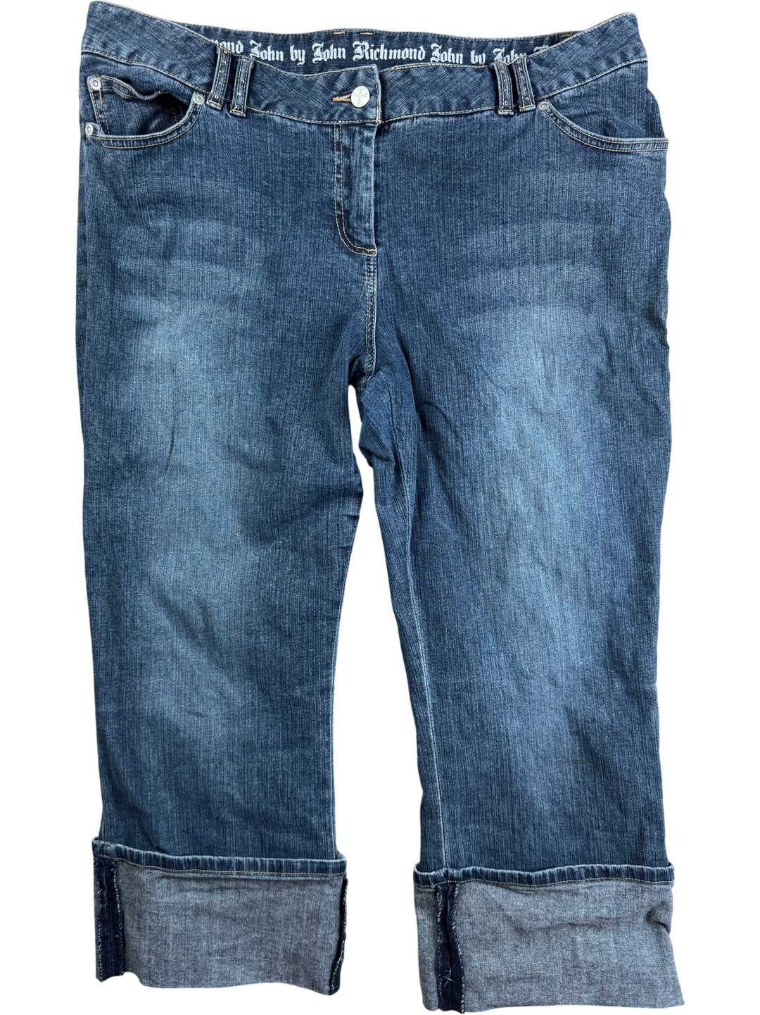 John Richmond Cropped Denim Jeans - W36