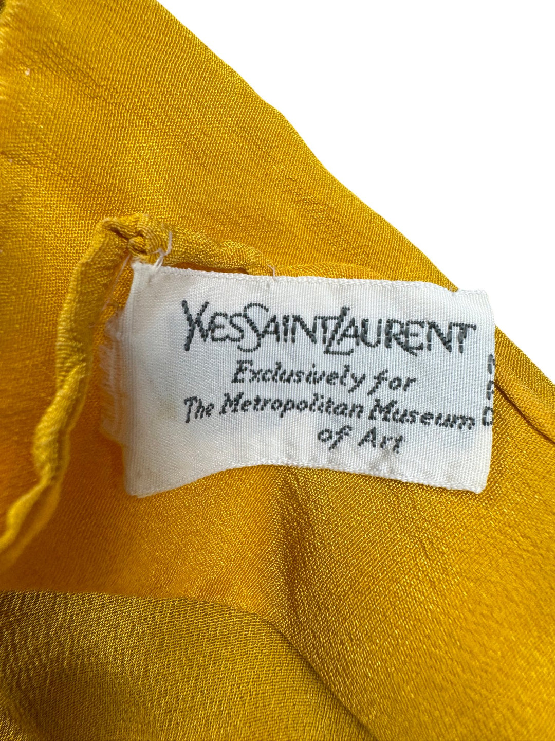 Yves Saint Laurent Striped Silk Scarf