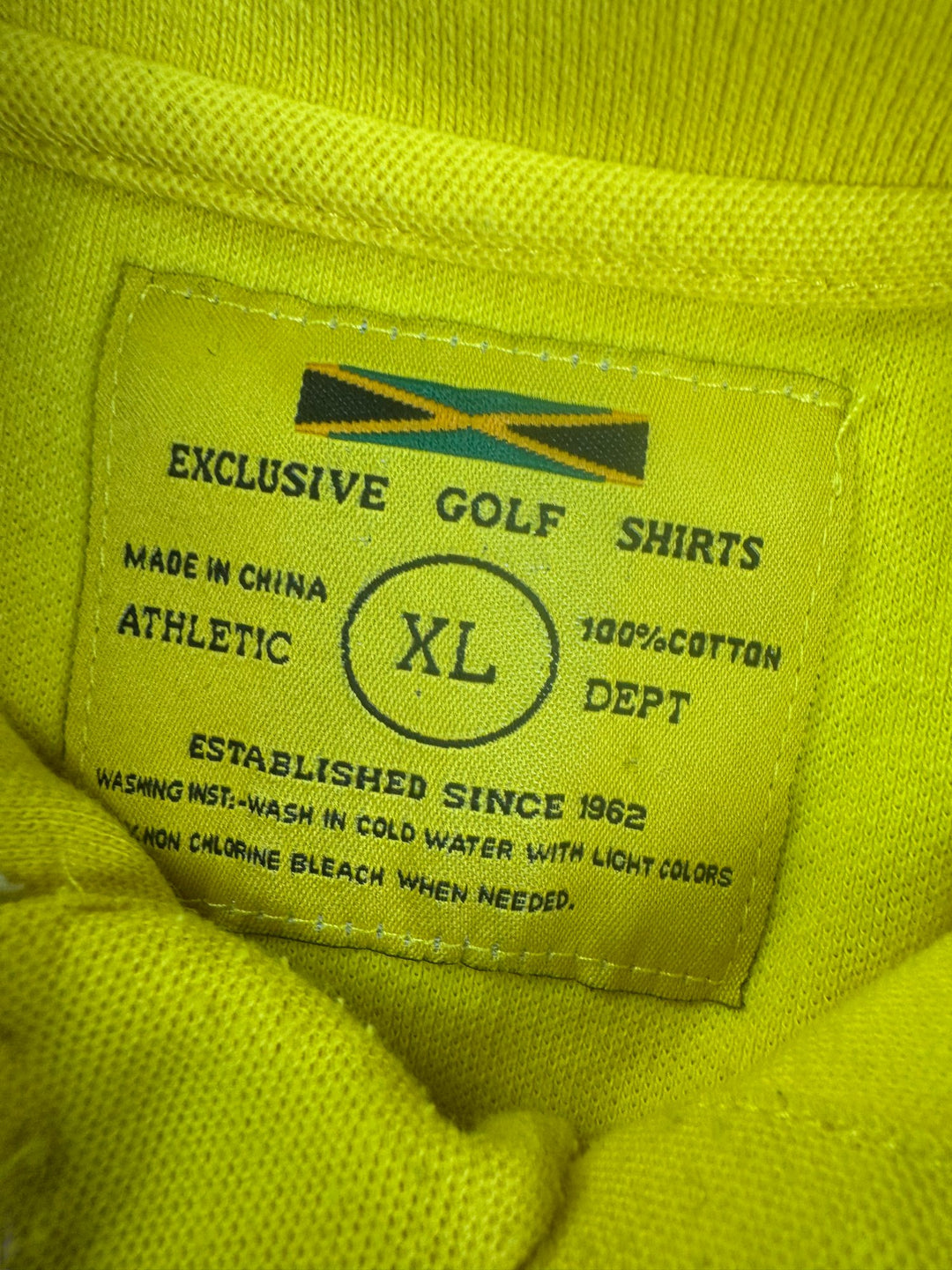 Jamaica Yellow Polo Shirt - XL