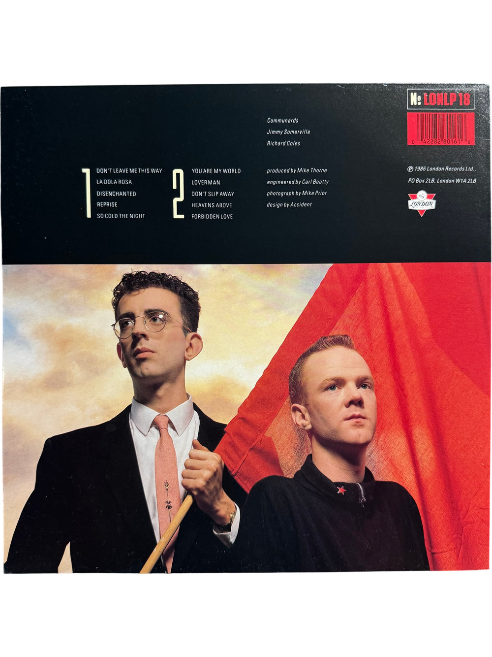 1986 Communards Vinyl LP - Think Vintage