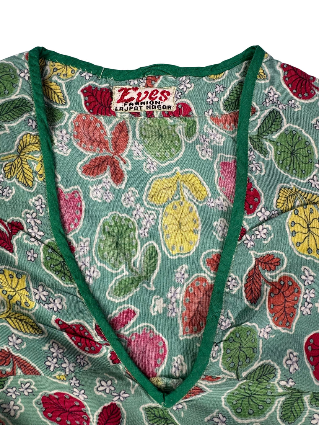 1970s Floral Sleeveless Shift Dress - M - Think Vintage