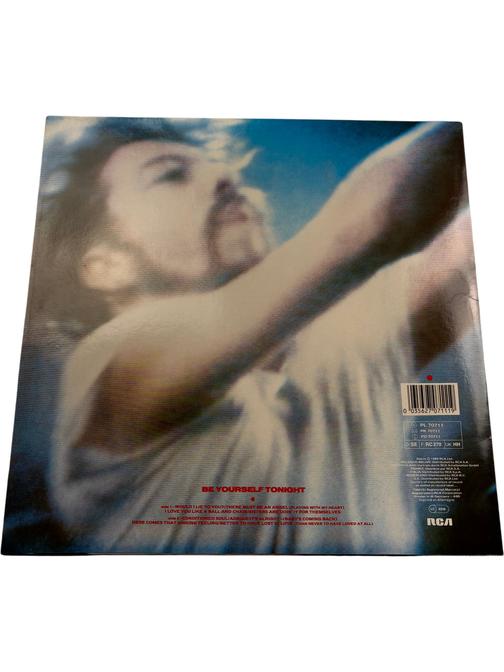 Eurythmics Be Yourself Tonight Vinyl Record - Think Vintage