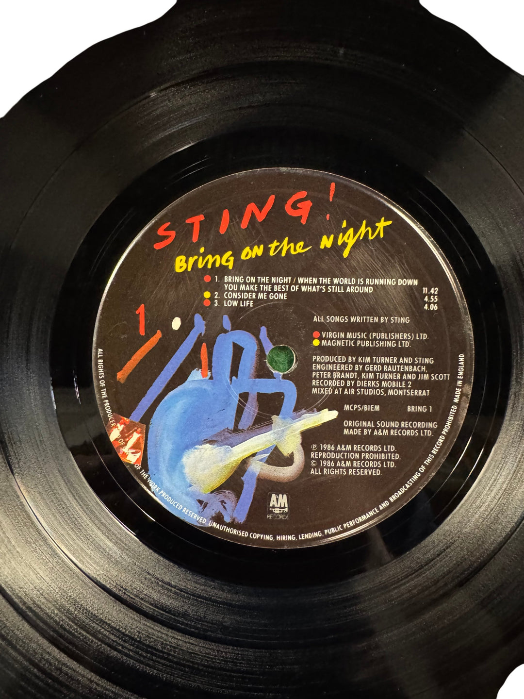 Sting Bring On The Night Album - Think Vintage