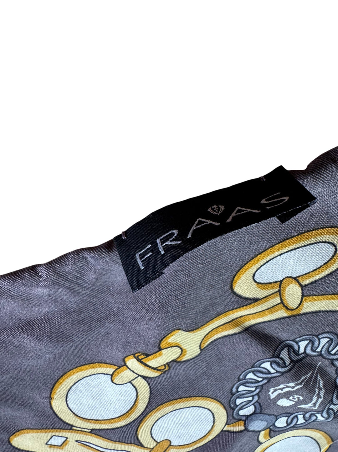 Fraas Square Scarf With Chain and Buckle Pattern