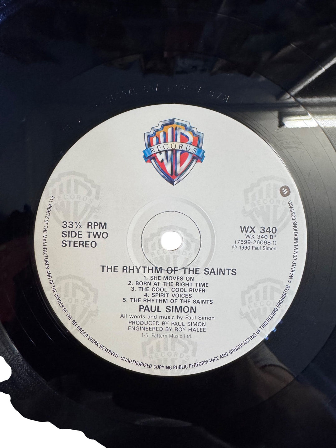 Paul Simon The Rhythm Of The Saints Vinyl - Very Good