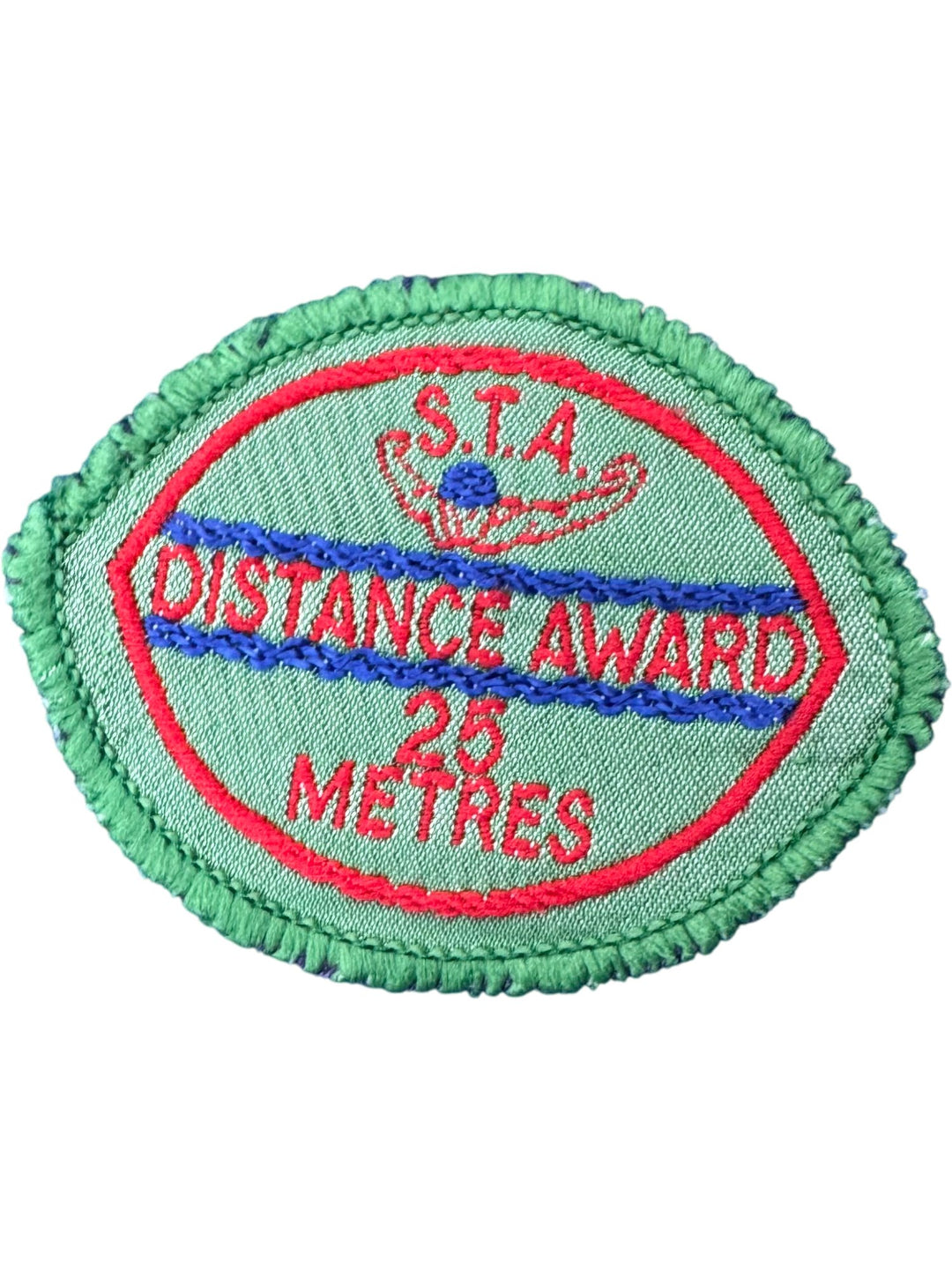 1970s St Michael Blue Track Jacket with Stripe Trim - Age 7/8