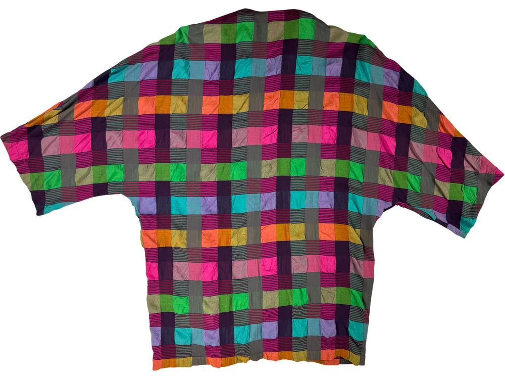 Jaeger Multicolor Checkered Shirt - Think Vintage