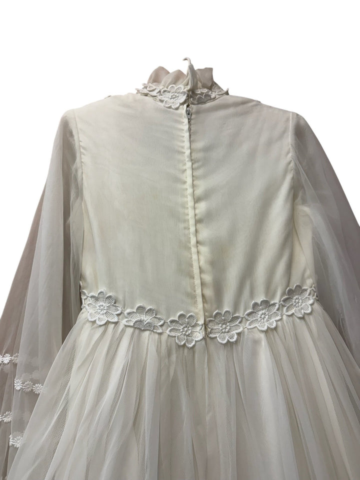 1970s Adorn Model Ivory Maxi Dress