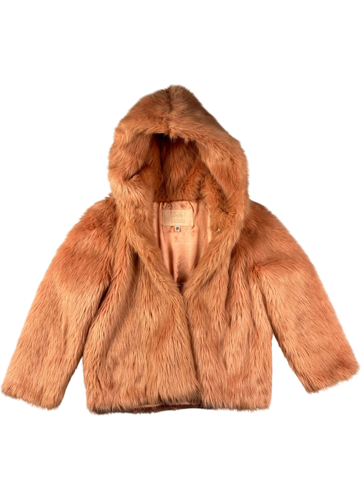 Barbie X Missguided Faux Fur Jacket - XS