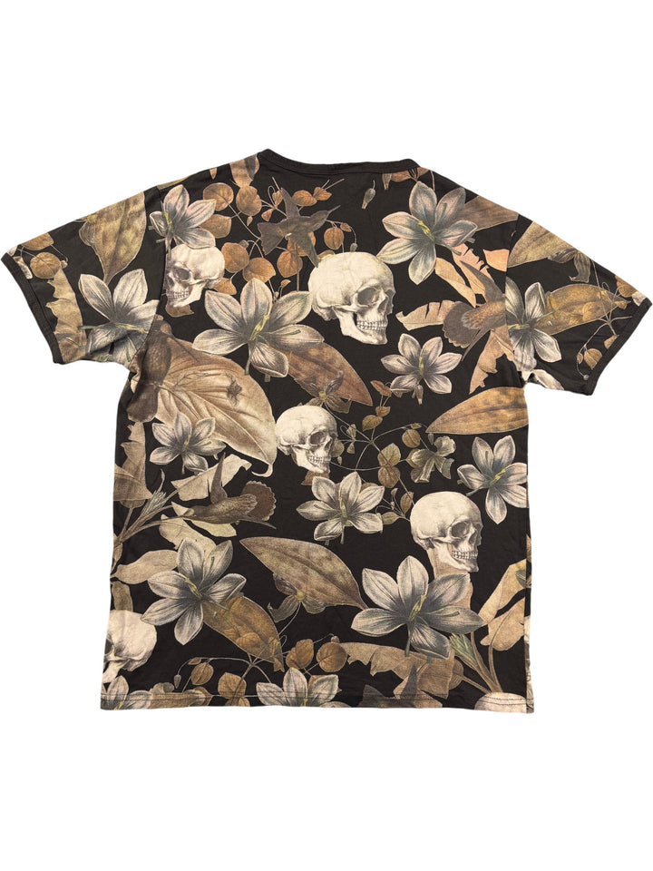 S-Ponder Skull Floral T-Shirt - M