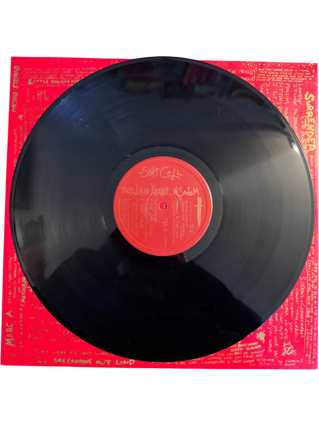 Soft Cell 'This Last Night in Sodom' Vinyl- Very Good