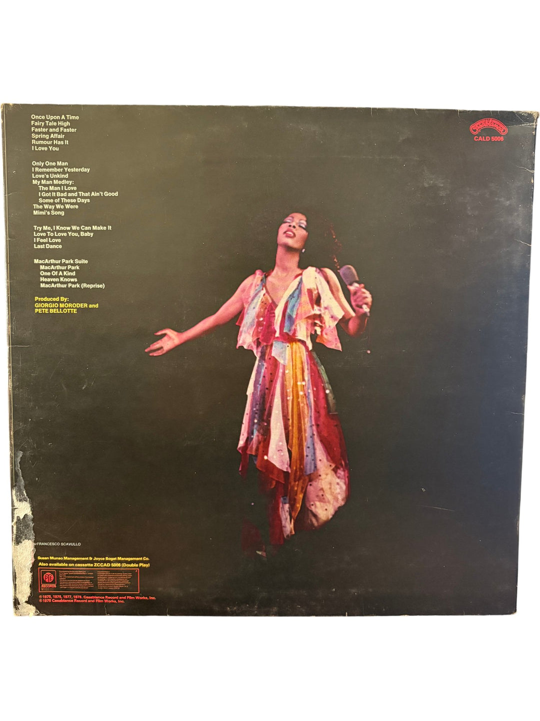 Donna Summer Live And More Album - Good
