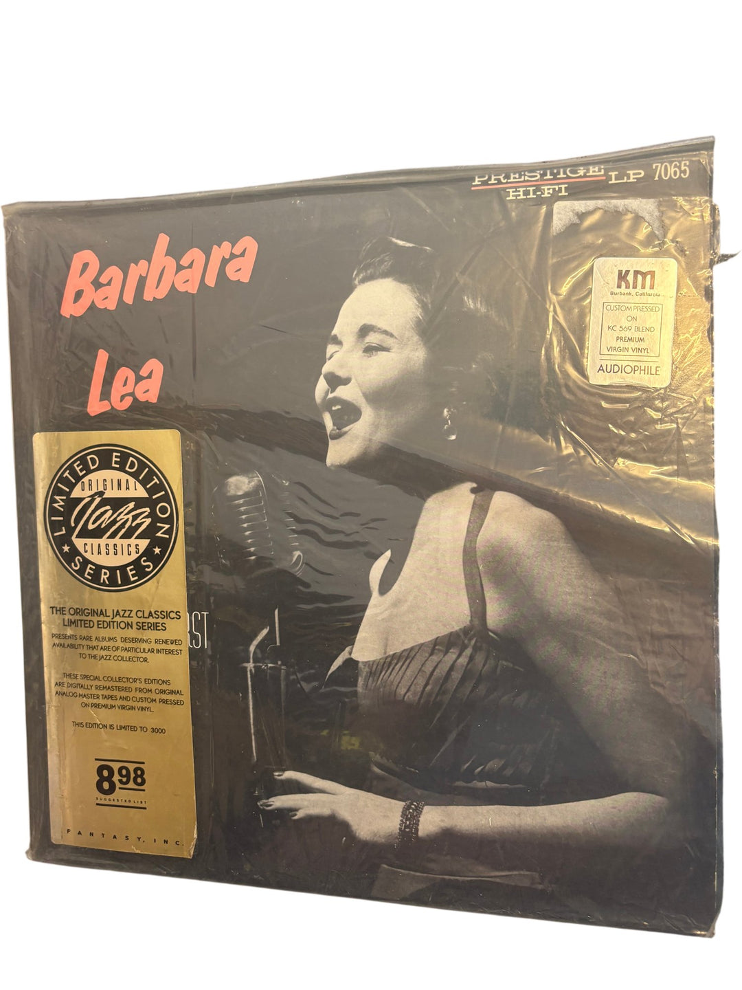 Barbara Lea With The Johnny Windhurst Quintets Limited Edition Record - Good