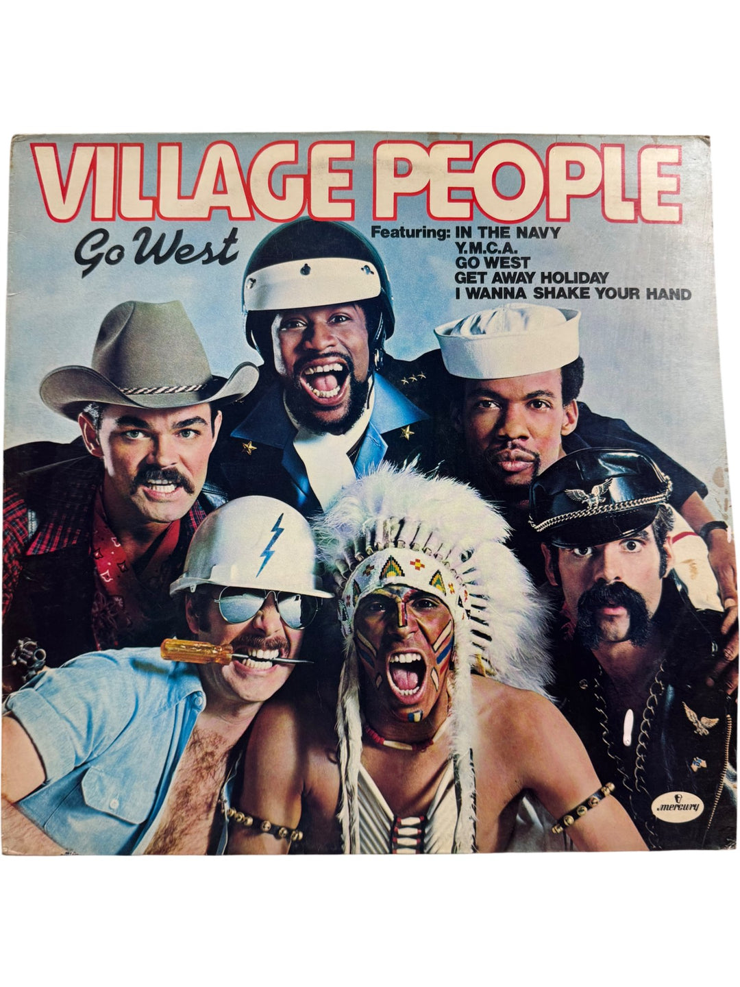 Village People Go West Vinyl Record - Good+